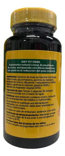 Diet Fit Natural Life® X 60 Cápsulas | Fibra Adelgazante Neutro - Imagen 2