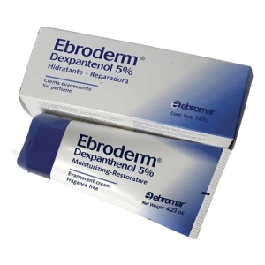 Crema Ebroderm 120g Hidratante Reparadora Sin Fragancia