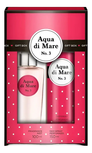 Perfume Dr. Selby Aqua Di Mare Eau De Toilette Spray 100ml Set Mujer
