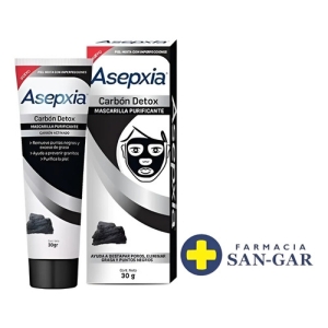 Asepxia Carbón Detox Mascarilla Purificante 30gr Mixta