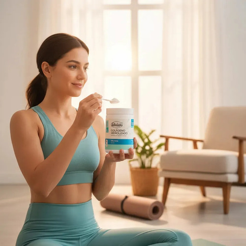 Colágeno Hidrolizado Qualivits En Polvo 300g Libre De Gluten Y Lactosa - Imagen 4