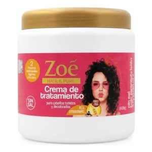 Crema Tratamiento Zoè Cabellos Rizados Y Ondulados 1000g