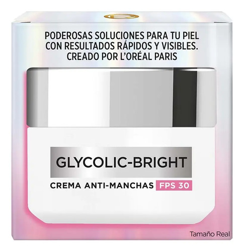 Crema Día Fps30 Anti-manchas Glycolic Bright L'oréal Paris Todo Tipo De Piel - Imagen 2