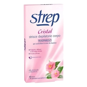 Bandas Depilatorias Faciales Crystal Strep