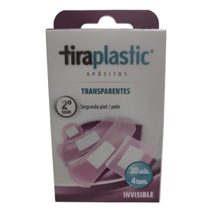 Curita Bandita Tiraplastic Apósitos Transparentes 4 Tamaños