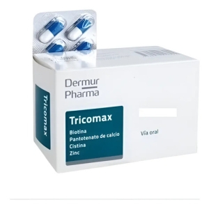 Tricomax  90 Caps Tratamiento X 3 Meses   Demur Pharma
