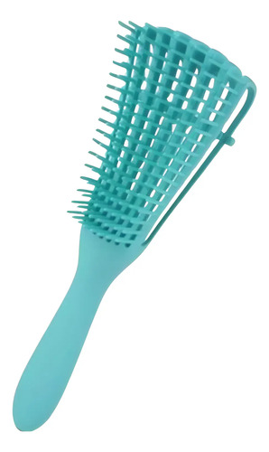 Cepillo Desenredante Para Cabello Rizado. Colores Sangar Turquesa