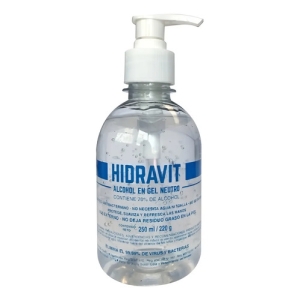 Alcohol En Gel Hidravit 250 Ml Neutra