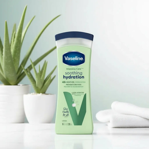 Vaseline Crema Hidratante Aloe Vera Intensive Care 295ml - Imagen 8