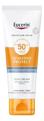 Protector Solar Facial Eucerin Sensitive Fps 50+ - Imagen 2