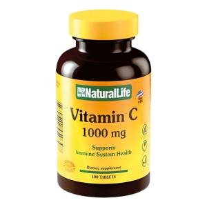 Natural Life Vitamina C 1000mg X 100 Tabletas Neutro