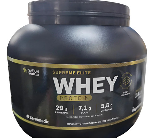 Soplemento Whey Protein 800 Grs Meganutrition Servimedic Vainilla