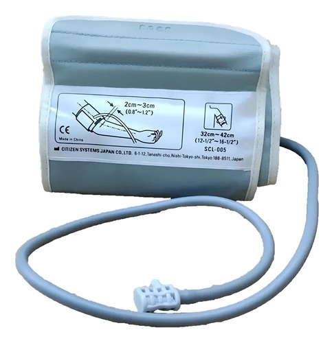 Brazalete Xl Para Tensiometro Citizen 42cm Largo Gris