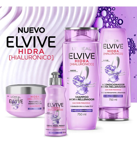 Crema Tratamiento Elvive Hidra Hialurónico X300ml - Imagen 5