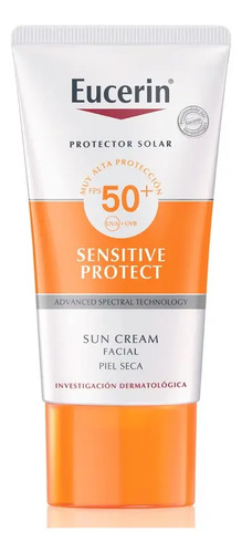 Protector Solar Facial Eucerin Sensitive Fps 50+