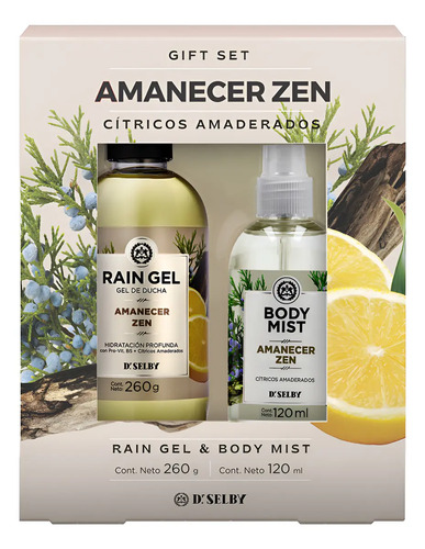 Set Gel De Ducha Rain Gel 260 G + Body Mist 120 Ml Sangar - Imagen 5