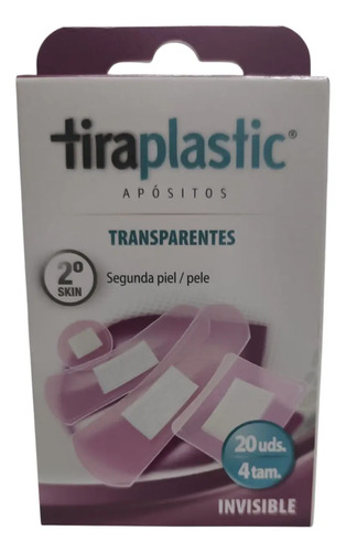 Curita Bandita Tiraplastic Apósitos Transparentes 4 Tamaños - Imagen 3