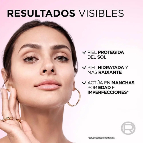 Crema Día Fps30 Anti-manchas Glycolic Bright L'oréal Paris Todo Tipo De Piel - Imagen 6