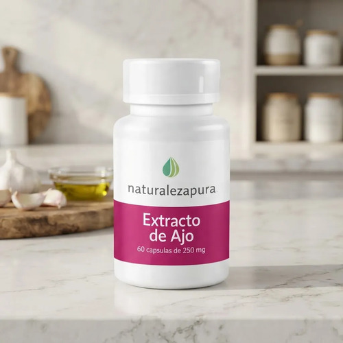 Antihipertensivo Natural Extracto De Ajo Garlic X 60 Presion Sin Sabor - Imagen 2