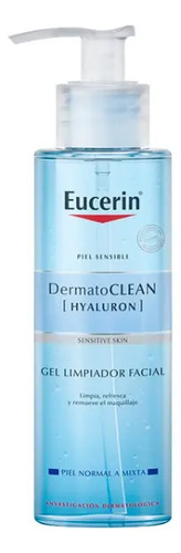 Gel Limpieza Facial Eucerin Dermatoclean Hyaluron 200ml/206g Tipo De Piel Normal Día/noche