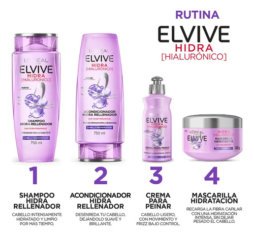 Crema Tratamiento Elvive Hidra Hialurónico X300ml - Imagen 6