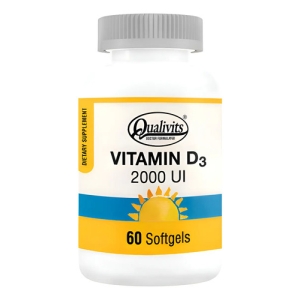 Vitamina D3 2000ui Qualivits X 60 Capsulas Sin Sabor