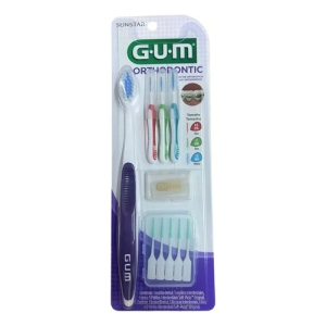 Cepillo De Dientes Gum Ortodontic Kit De Ortodoncia .