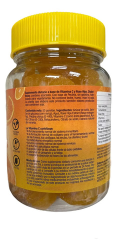 Vitamina C Natural Life Gomitas 55 Días. Naranja - Imagen 3