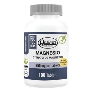 Citrato De Magnesio Qualivits® 250mg X 100 Tabletas