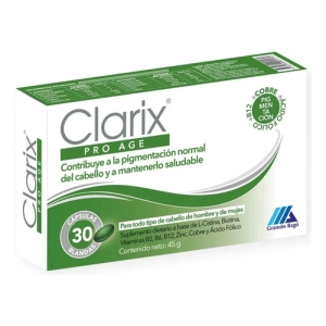 Clarix Pro Age 30 Cápsulas Gramón Bagó Sin Sabor
