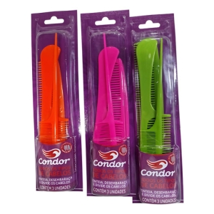 Conjunto Set De Peines Condor Varios Colores X 3 Unidades Varios