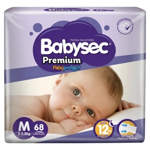 Baby Sec Premiun Talle M X 68 Unidades Mediano (m)