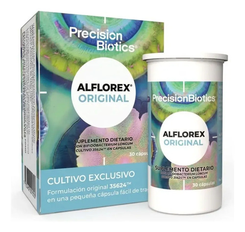 Alflorex Original Suplemento Probiótico 30 Cápsulas Sin Sabor