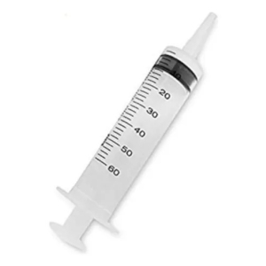 Jeringa 60cc Con Picó Catéter X 4 Unidades 60 Ml