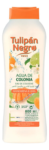 Agua De Colonia Familiar Tulipán Negro 800 Ml Mandarina Lima