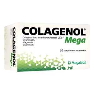 Colagenol Mega Colágeno Tipo Ii Comprimidos 30u Sin Sabor