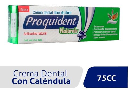 Crema Dental Proquident Natural
