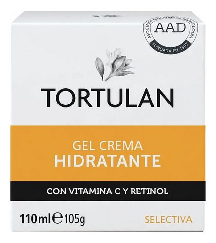 Gel - Crema Hidratante Tortulan Vitamina C Y Retinol 110ml Todo Tipo De Piel Día/noche