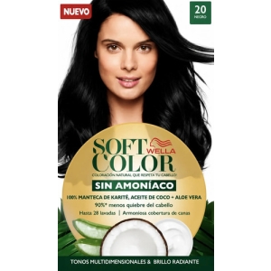 Tinta Soft Color 20 Negro 20 Negro
