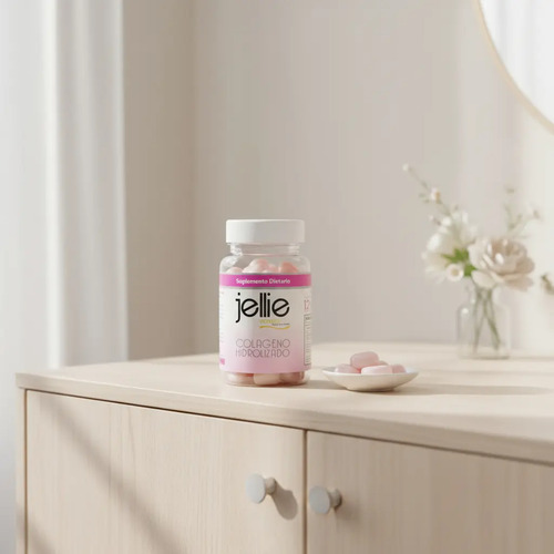 Jellie X 120 Comp Skin Hair & Nails | Colágeno Hidrolizado Sin Sabor - Imagen 3