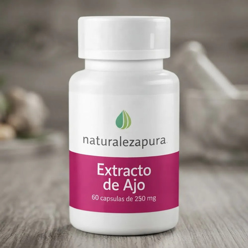 Antihipertensivo Natural Extracto De Ajo Garlic X 60 Presion Sin Sabor - Imagen 3