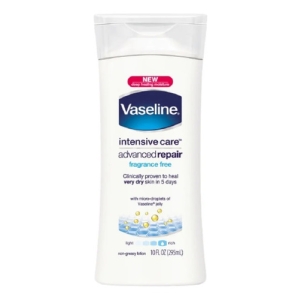 Crema Vaseline Advanced Repair Sin Aroma 295ml | Crema Corporal Humectante Para Piel Extra Seca Y Sensible | 1 Unidad Neutra