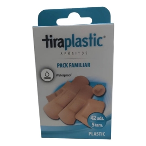 Curita Bandita Tiraplastic Apósitos 5 Tamaños 42 Unidades