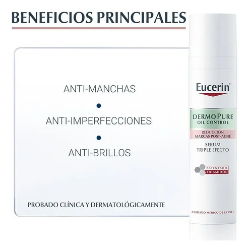 Eucerin Dermopure Oil Control Serum Antibrillo 40 Ml Grasa Día/noche - Imagen 5