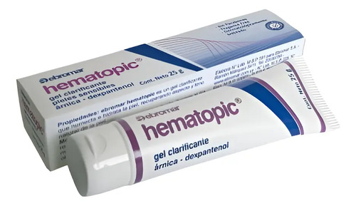 Gel Clarificante Para Piel Hematopic Unifica El Tono 25g Sin Fragancia