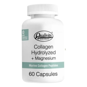 Colágeno Hidrolizado Y Magnesio - Qualivits 60 Cápsulas Sabor Neutro