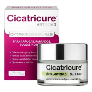 Crema Cicatricure Antiedad Blur Filler Contorno Ojos 15gr Día/noche