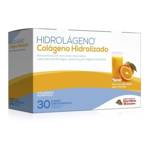 Hidrólageno  Colageno Hidrolizado 30 Sobres Naranja