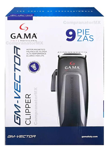 Máquina Peluquería Kit Recortadora Cabello Barba Pelo Viaje Negro - Imagen 2