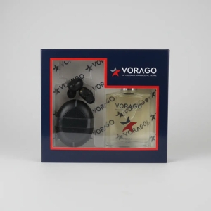 Set Vorago Perfume 50ml + Auriculares Inalambricos Negro